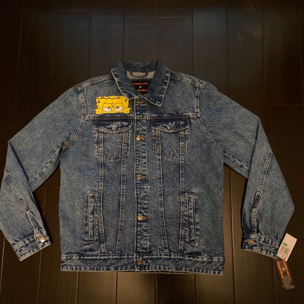 Members Only X Nickelodeon Spongebob Jean Jacket